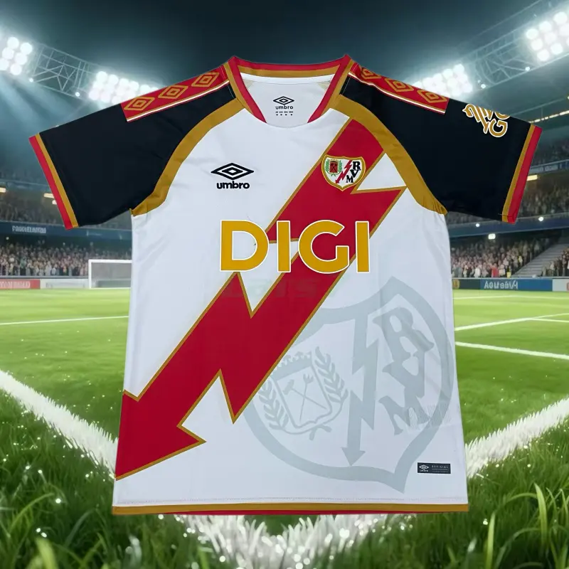 Camiseta Rayo Vallecano 1ª Equipación 2026/2027 Blanco/Rojo