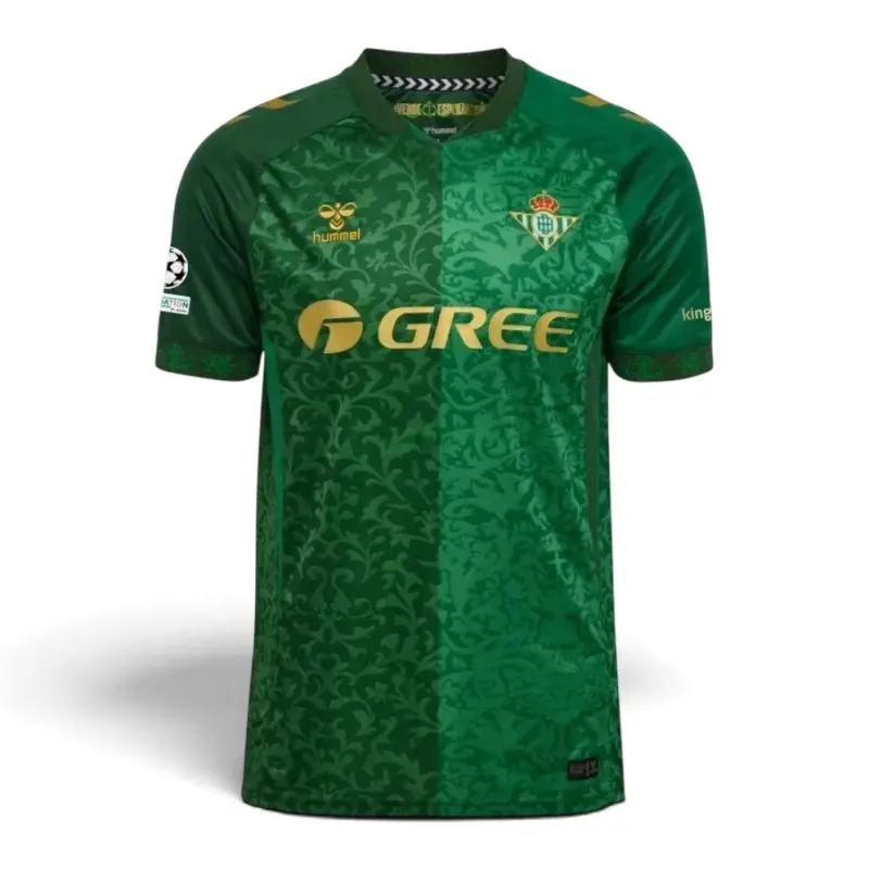 Camiseta Real Betis 2ª Equipación 2026/2027 Verde Oscuro UCL con Parche Champions