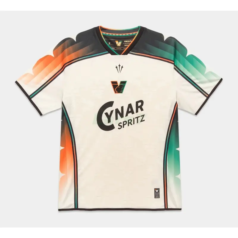 Camiseta Venezia FC 2ª Equipación 2026/2027 Beige/Naranja/Verde