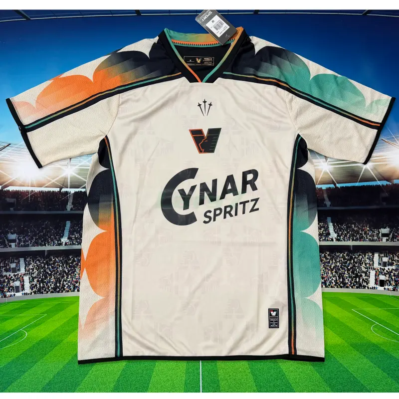 Camiseta Venezia FC 2ª Equipación 2026/2027 Beige/Naranja/Verde