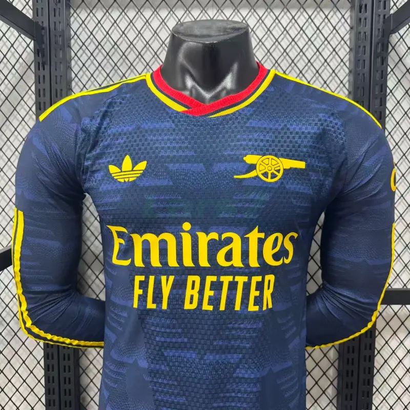 Camiseta Arsenal 2ª Equipación 2026/2027 ML Azul Marino (EDICIÓN JUGADOR)