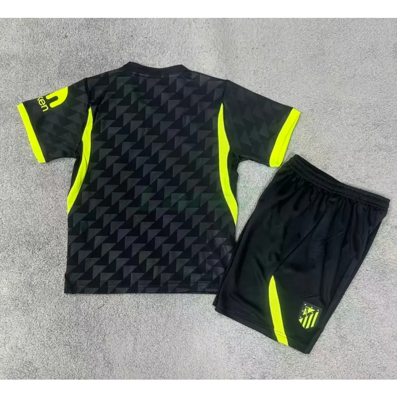 Camiseta Atlético de Madrid 2ª Equipación 2026/2027 Negro Niño Kit
