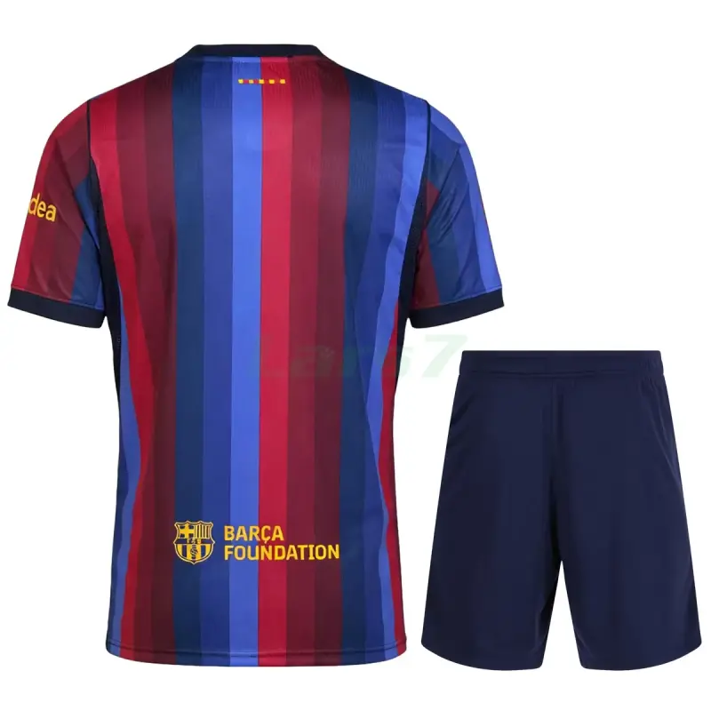 Camiseta Barcelona 1ª Equipación 2026/2027 Rojo/Azul Niño Kit