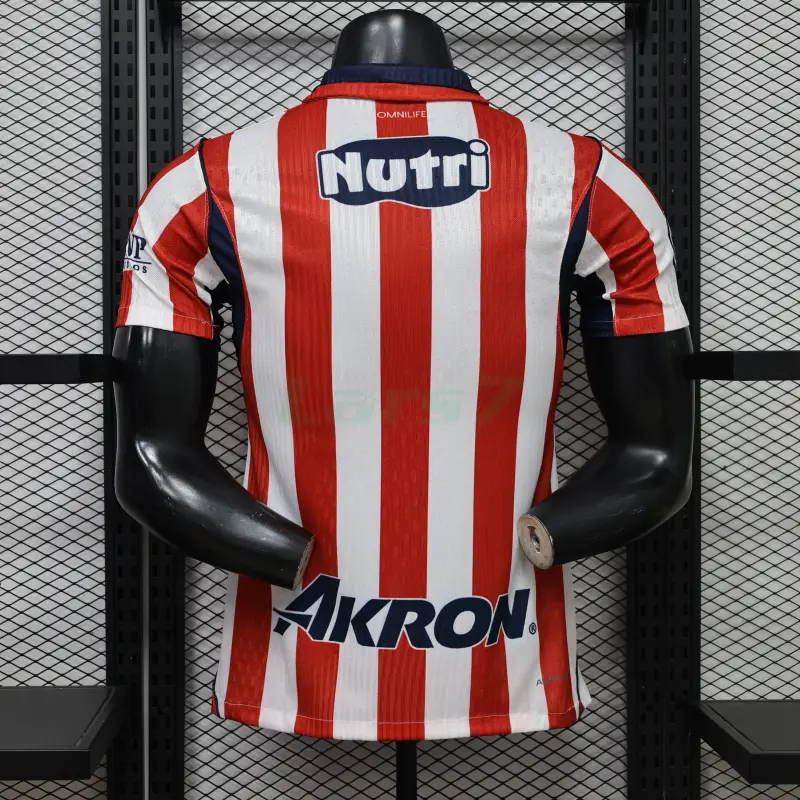 Camiseta Chivas 1ª Equipación 2026/2027 Rojo/Blanco (EDICIÓN JUGADOR)