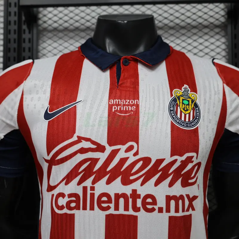 Camiseta Chivas 1ª Equipación 2026/2027 Rojo/Blanco (EDICIÓN JUGADOR)