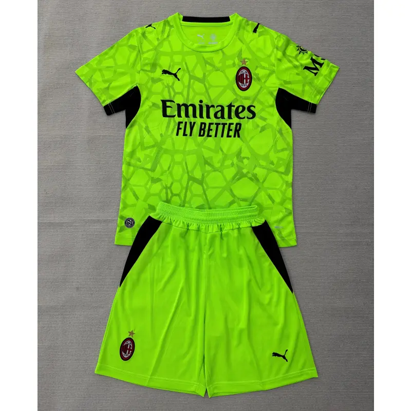 Camiseta de Portero AC Milan 3ª Equipación 2026/2027 Verde Niño Kit