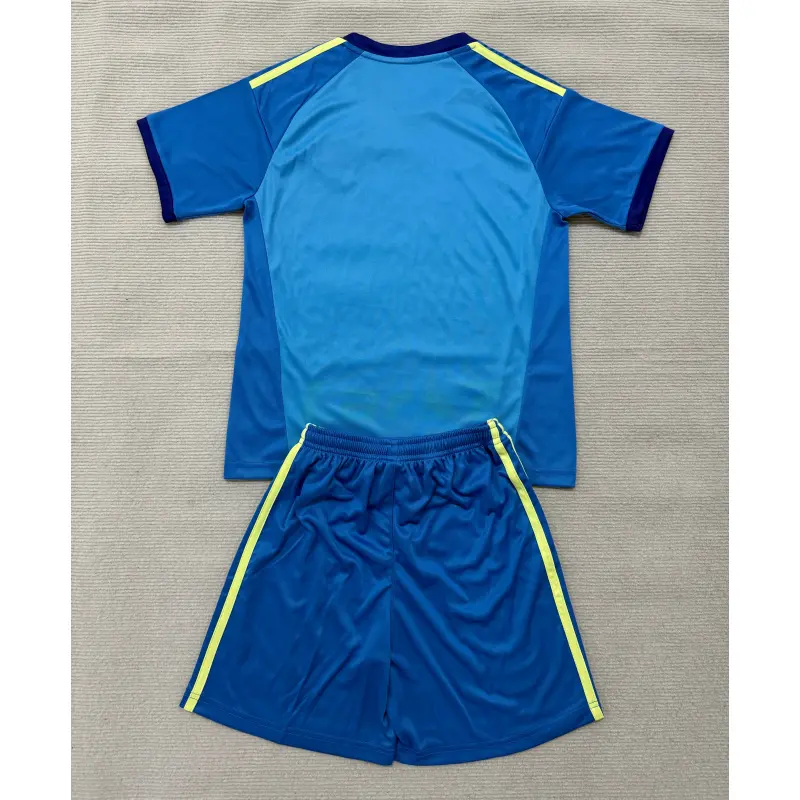 Camiseta de Portero Leeds United 2026/2027 Azul Niño Kit