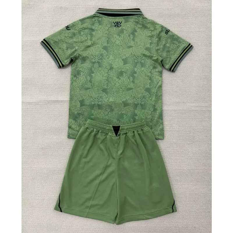 Camiseta de Portero Wolverhampton Wanderers 1ª Equipación 2026/2027 Verde Niño Kit