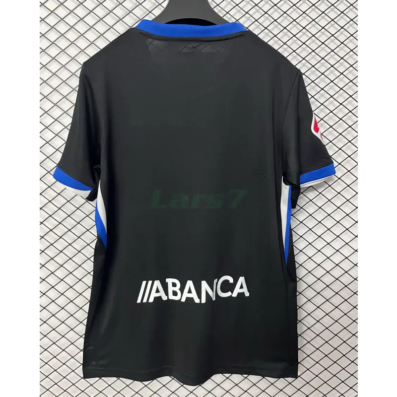 Camiseta Deportivo de La Coruña 2ª Equipación 2026/2027 Negro con Parche La Liga