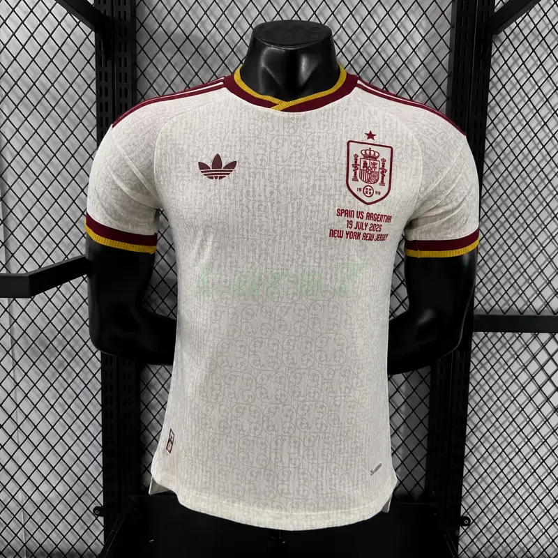 Camiseta España 2ª Equipación Mundial 2026 Blanco Edición Final (EDICIÓN JUGADOR)