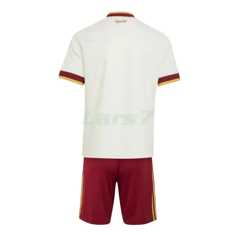 Camiseta España 2ª Equipación Mundial 2026 Blanco Niño Kit Edición Final