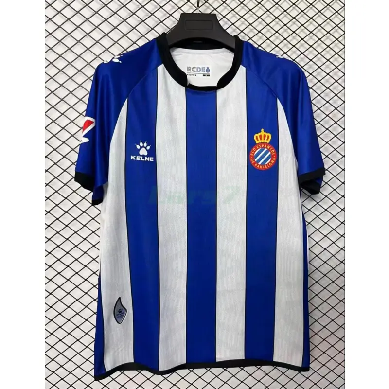 Camiseta Espanyol 1ª Equipación 2026/2027 Azul/Blanco con Parche La Liga