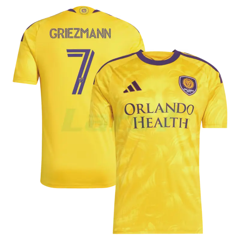 Camiseta GRIEZMANN 7 Orlando City 2ª Equipación 2026/2027 Amarillo