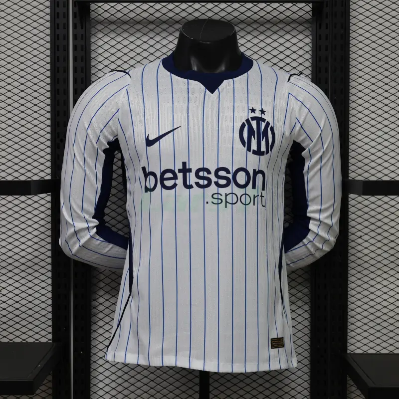 Camiseta Inter de Milan 2ª Equipación 2026/2027 ML Blanco (EDICIÓN JUGADOR)