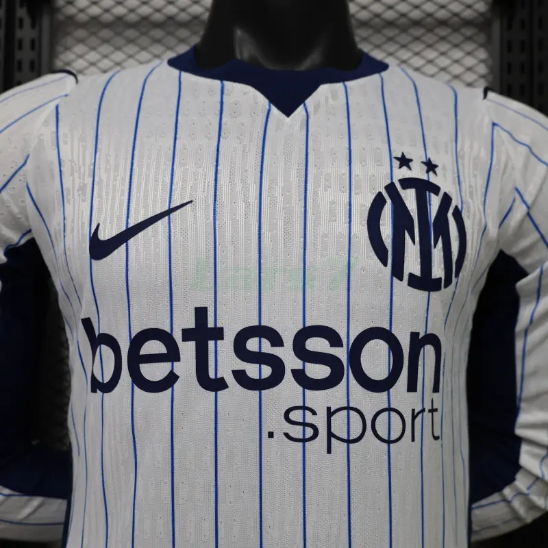 Camiseta Inter de Milan 2ª Equipación 2026/2027 ML Blanco (EDICIÓN JUGADOR)