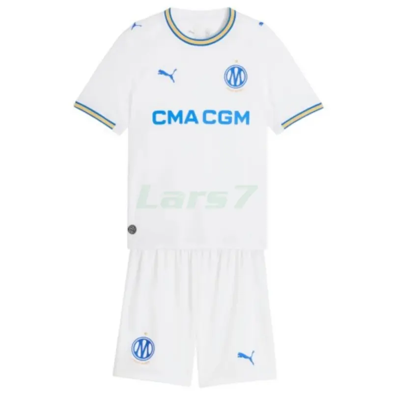 Camiseta Olympique Marsella 1ª Equipación 2026/2027 Blanco Niño Kit