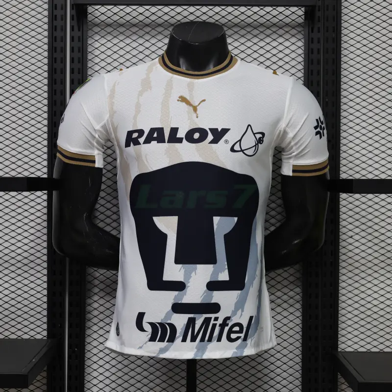 Camiseta Pumas UNAM 2ª Equipación 2026/2027 Blanco (EDICIÓN JUGADOR)