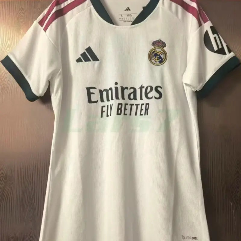 Camiseta Real Madrid 1ª Equipación 2026/2027 Blanco Mujer con Parche HP