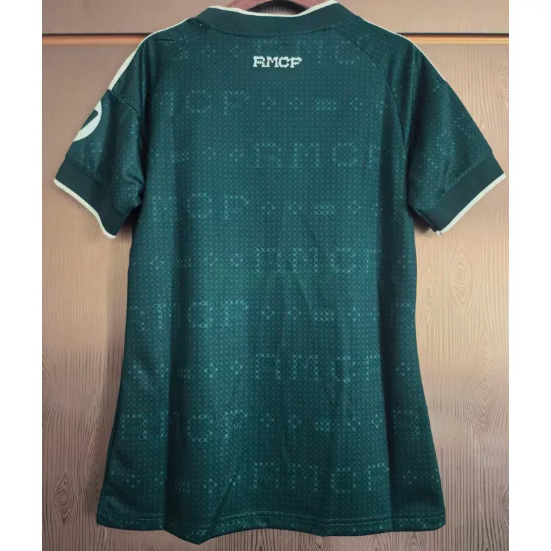 Camiseta Real Madrid 2ª Equipación 2026/2027 Verde Oscuro Mujer con Parche HP