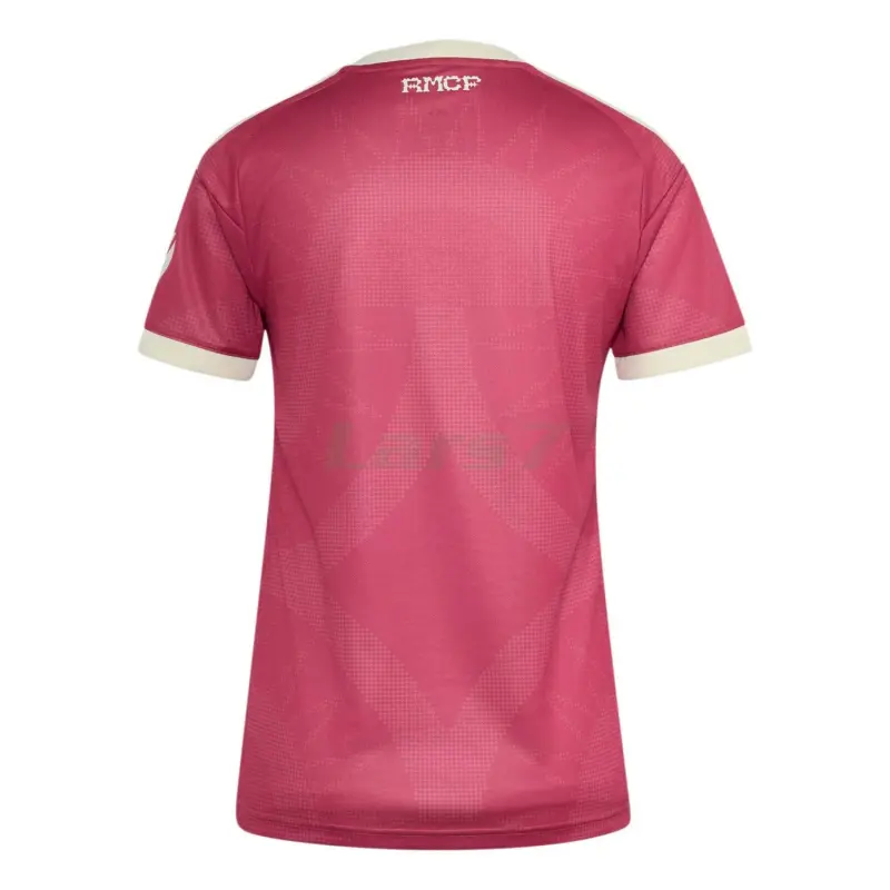 Camiseta Real Madrid 3ª Equipación 2026/2027 Rosa Mujer con Parche HP