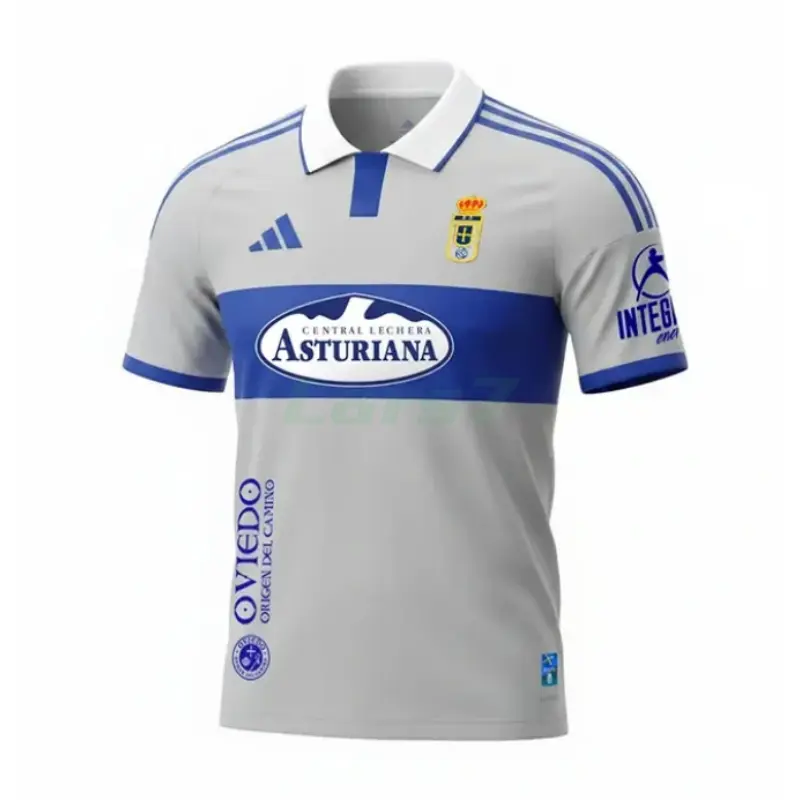 Camiseta Real Oviedo 3ª Equipación 2026/2027 Blanco con Parche La Liga