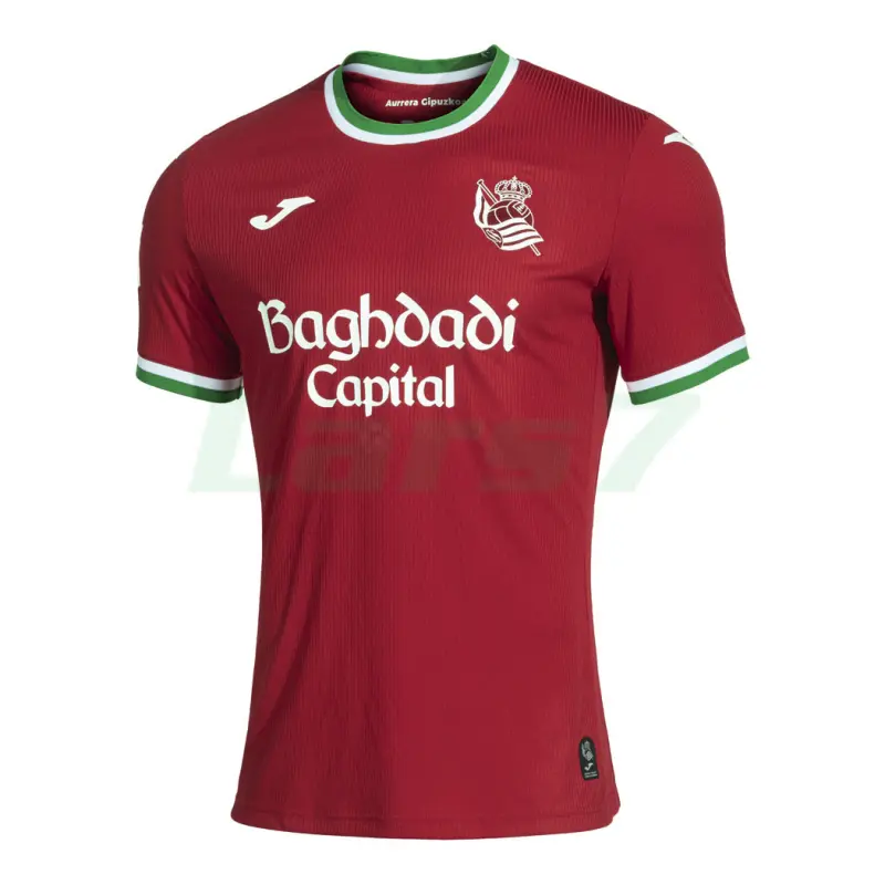 Camiseta Real Sociedad 3ª Equipación 2026/2027 Rojo con Parche La Liga