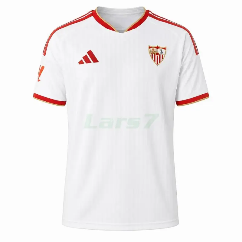 Camiseta Sevilla FC 1ª Equipación 2026/2027 Blanco con Parche La Liga