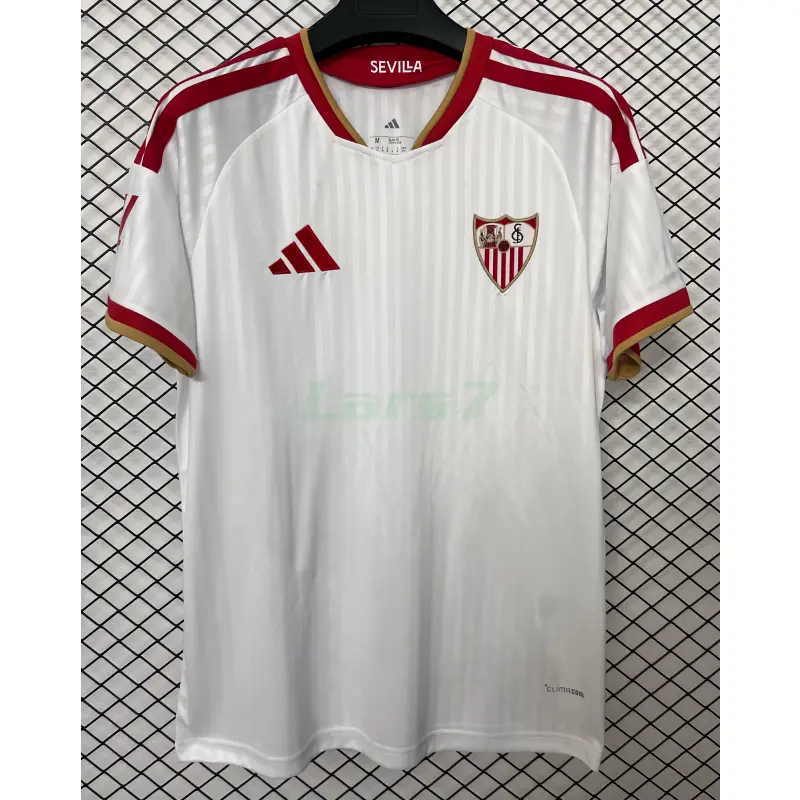 Camiseta Sevilla FC 1ª Equipación 2026/2027 Blanco con Parche La Liga