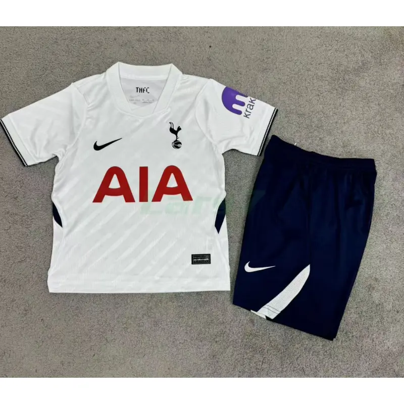 Camiseta Tottenham Hotspur 1ª Equipación 2026/2027 Blanco Niño Kit