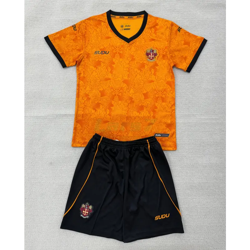 Camiseta Wolverhampton Wanderers 1ª Equipación 2026/2027 Amarillo Niño Kit
