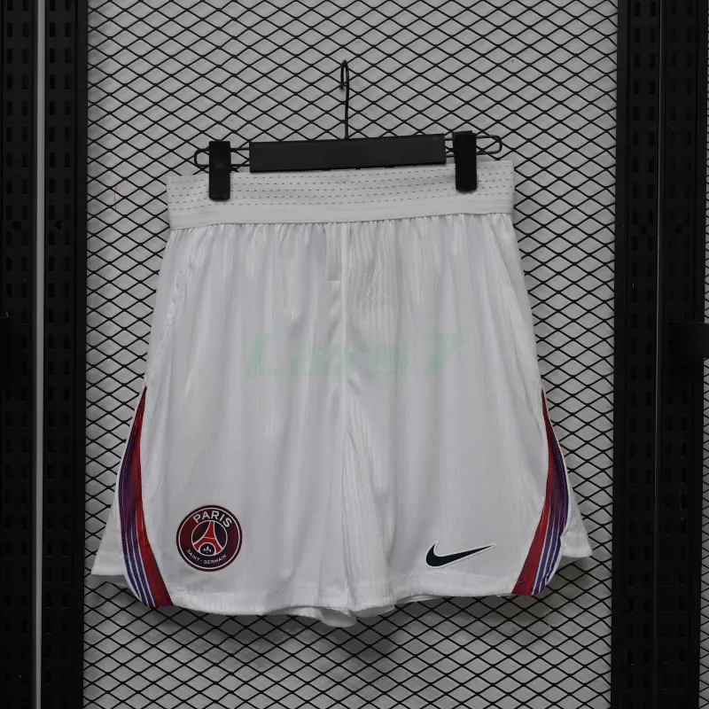Pantalón Corto PSG 2ª Equipación 2026/2027 Blanco (EDICIÓN JUGADOR)