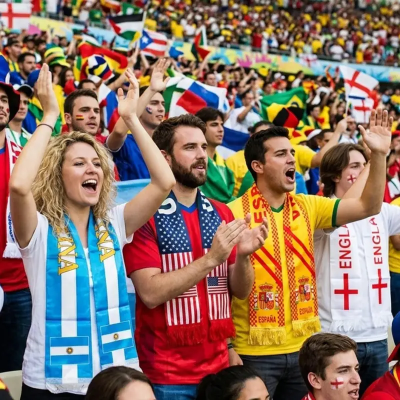 Bufanda de aficionado Mundial 2026