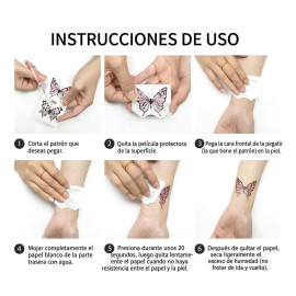 Set de 3 tatuajes temporales de banderas del Mundial 2026