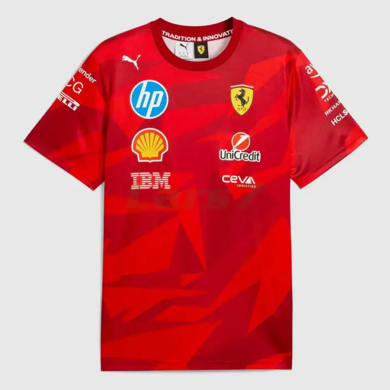 Camiseta Scuderia Ferrari F1 2026 Rojo