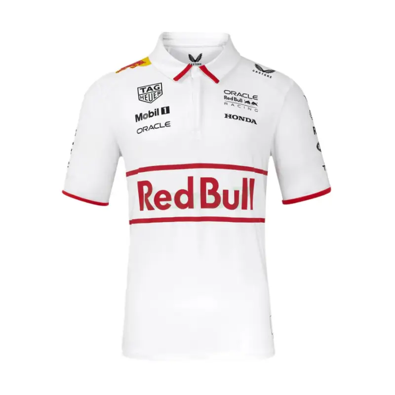 Polo Red Bull Racing F1 2025 Edición Especial Japan GP Blanco