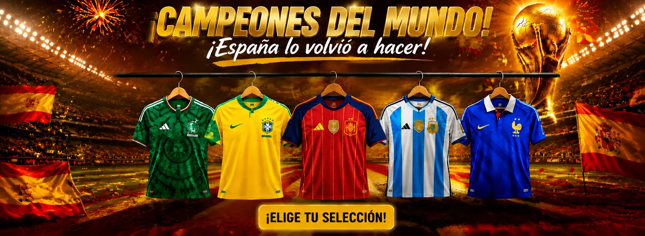 Camisetas Selecciones Mundial 2026
