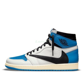 Fragment Design x Travis Scott x Air Jordan 1 Retro High &quot;Azul militar&quot;
