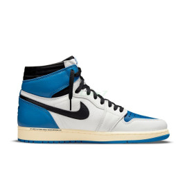 Fragment Design x Travis Scott x Air Jordan 1 Retro High &quot;Azul militar&quot;