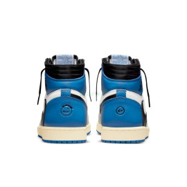 Fragment Design x Travis Scott x Air Jordan 1 Retro High &quot;Azul militar&quot;