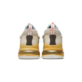 Travis Scott x Nike Air Max 270 React ENG &quot;Senderos de Cactus&quot; Bronceado/Naranja