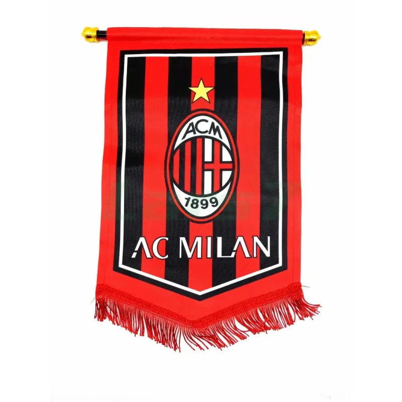 Banderín Pentagonal AC Milan 2025 Banderín Pentagonal AC Milan 2025