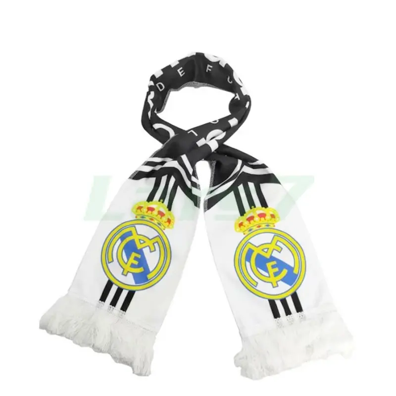 Bufanda Real Madrid Negro/Blanco