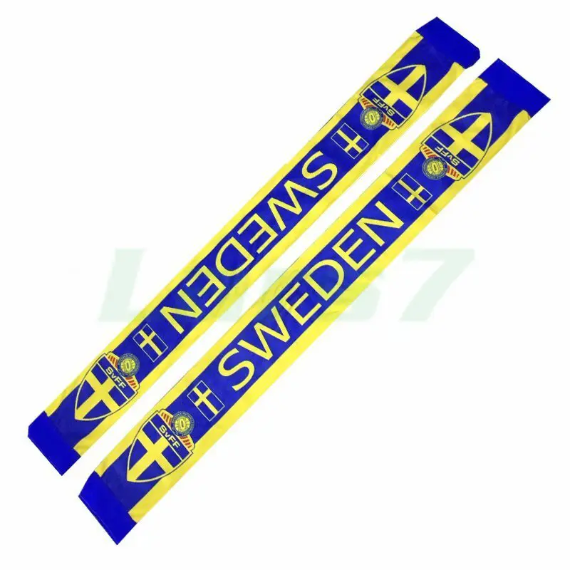 Bufanda Suecia Azul/Amarillo