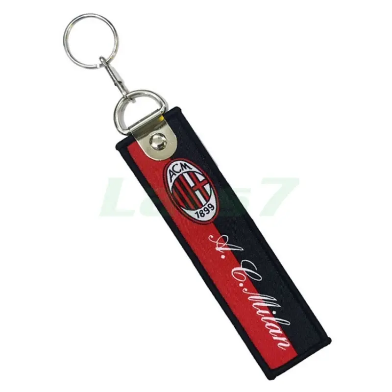 Llavero tejido con impresión AC Milan Llavero tejido con impresión AC Milan